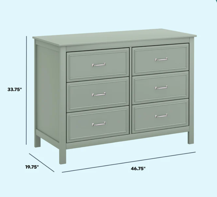 Charlie 6-Drawer Double Dresser