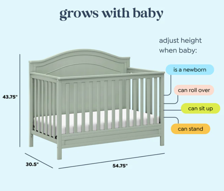 DaVinci Charlie 4-in-1 Convertible Crib