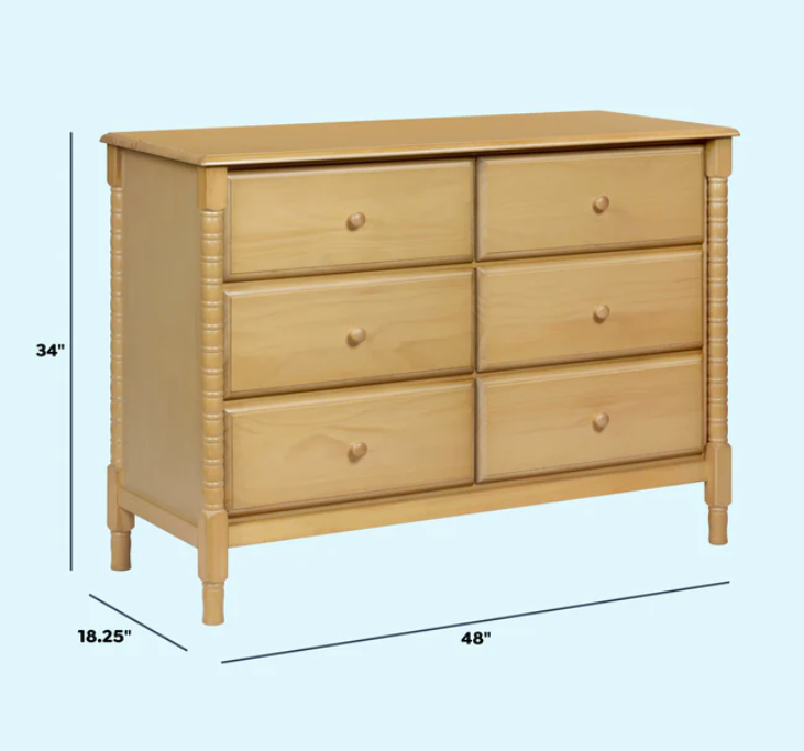 DaVinci Jenny Lind Spindle 6-Drawer Dresser