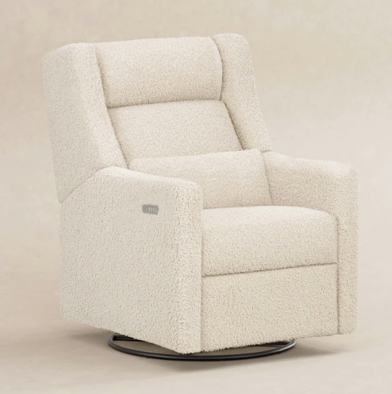 Babyletto Kiwi Plus Power Recliner and Swivel Glider with Power Adjustable Headrest and USB Port