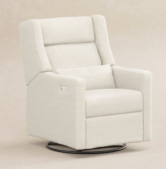 Babyletto Kiwi Plus Power Recliner and Swivel Glider with Power Adjustable Headrest and USB Port