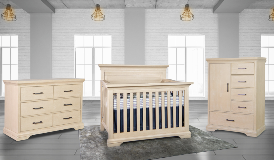 Pali Genova Convertible Crib in Sandstone