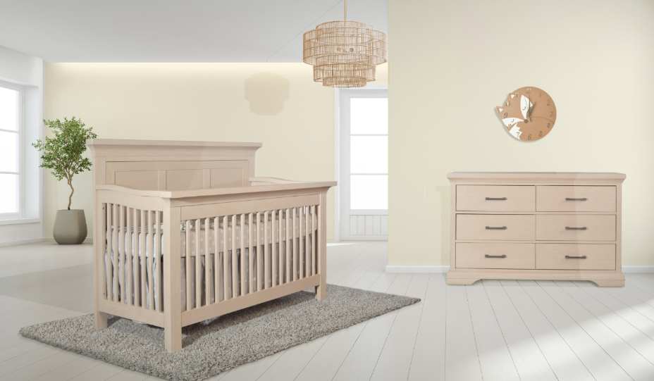 Pali Genova Convertible Crib in Sandstone