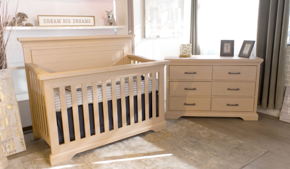 Pali Genova Convertible Crib in Sandstone
