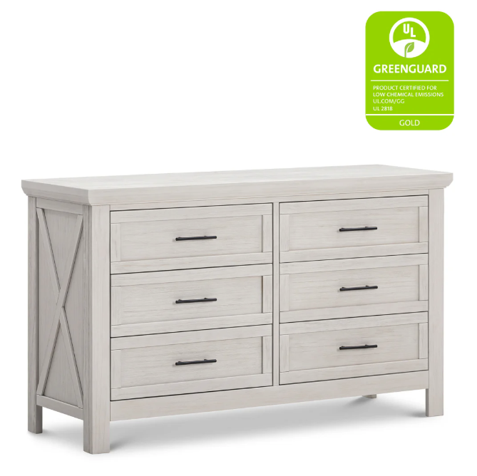 Monogram Emory Farmhouse 6-Drawer Dresser