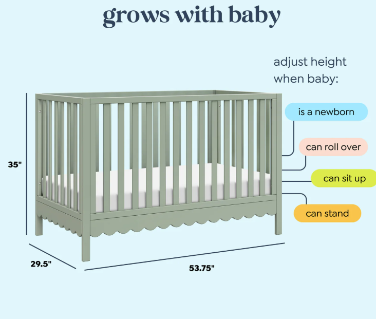 Davinci Sammy Scallop 4-in-1 Crib
