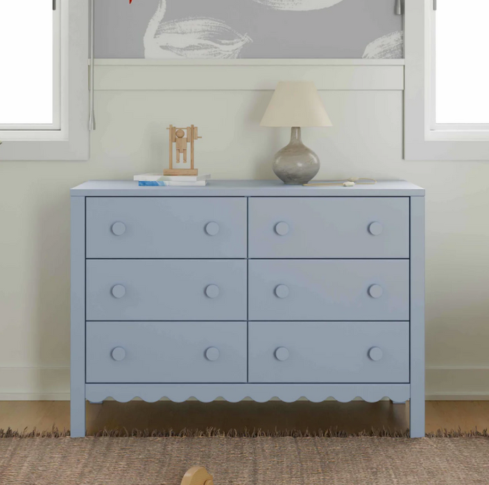 Davinci Sammy Scallop 6-Drawer Dresser