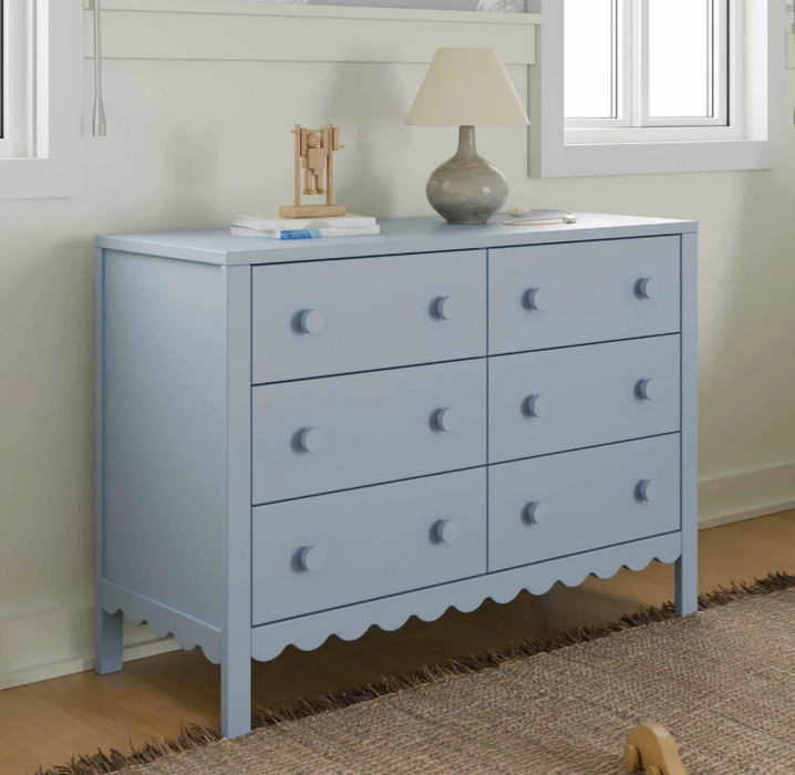 Davinci Sammy Scallop 6-Drawer Dresser