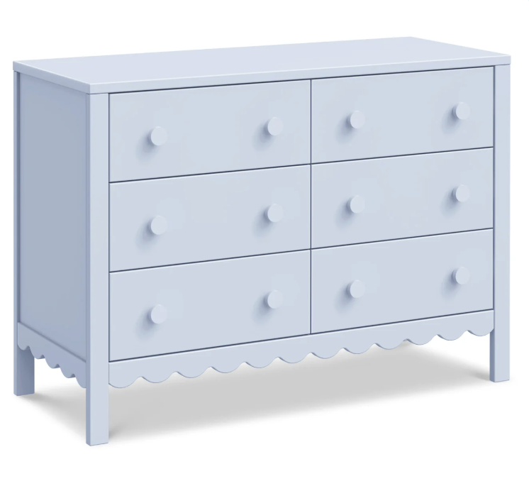 Davinci Sammy Scallop 6-Drawer Dresser