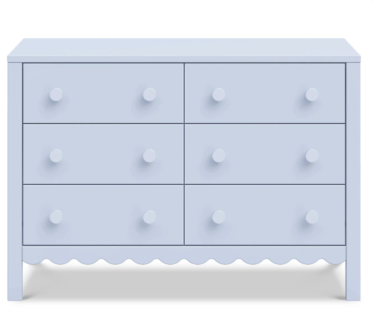 Davinci Sammy Scallop 6-Drawer Dresser