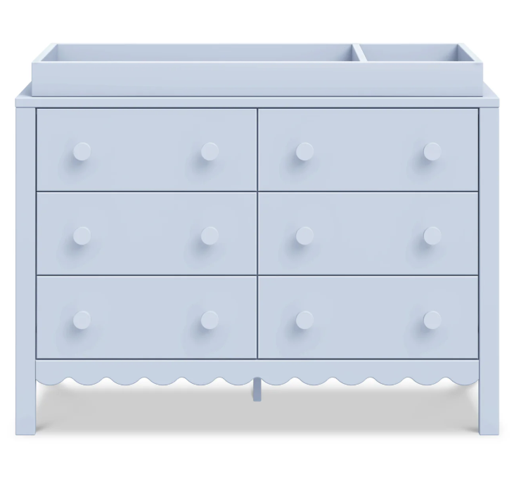 Davinci Sammy Scallop 6-Drawer Dresser