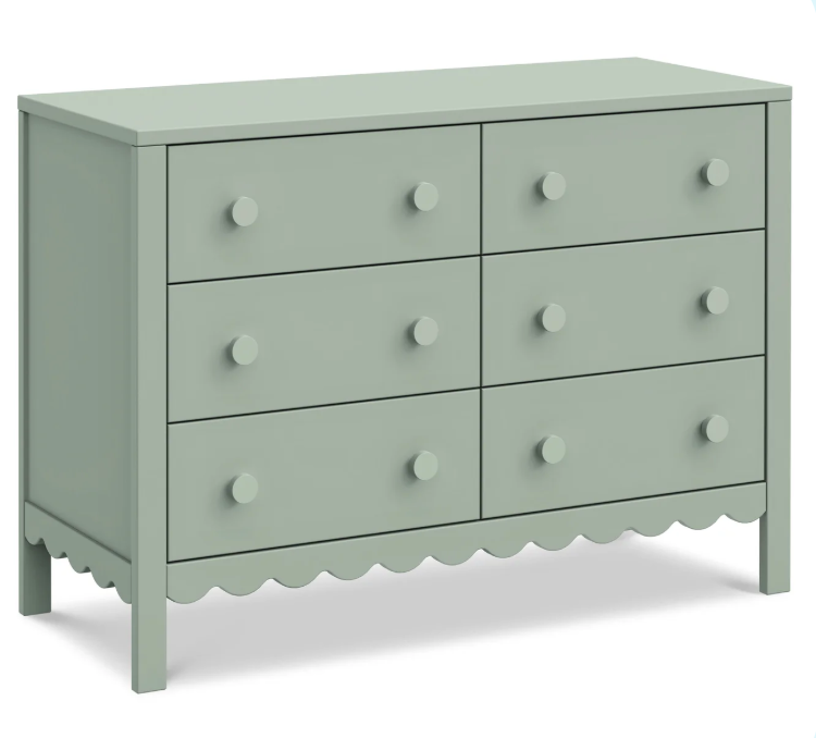 Davinci Sammy Scallop 6-Drawer Dresser