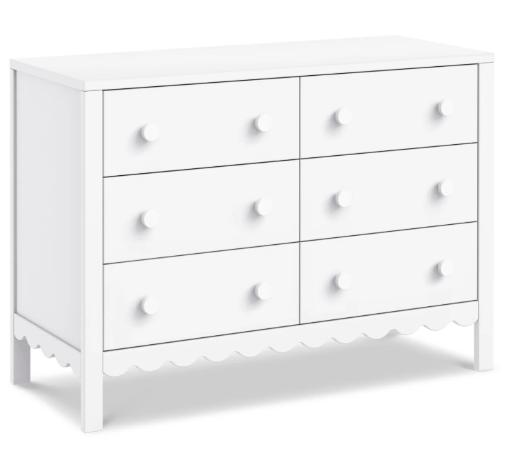 Davinci Sammy Scallop 6-Drawer Dresser