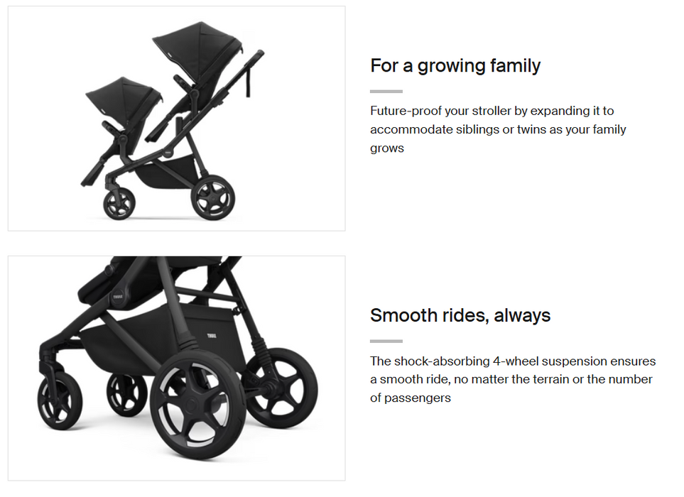 Thule Sleek 2 convertible stroller