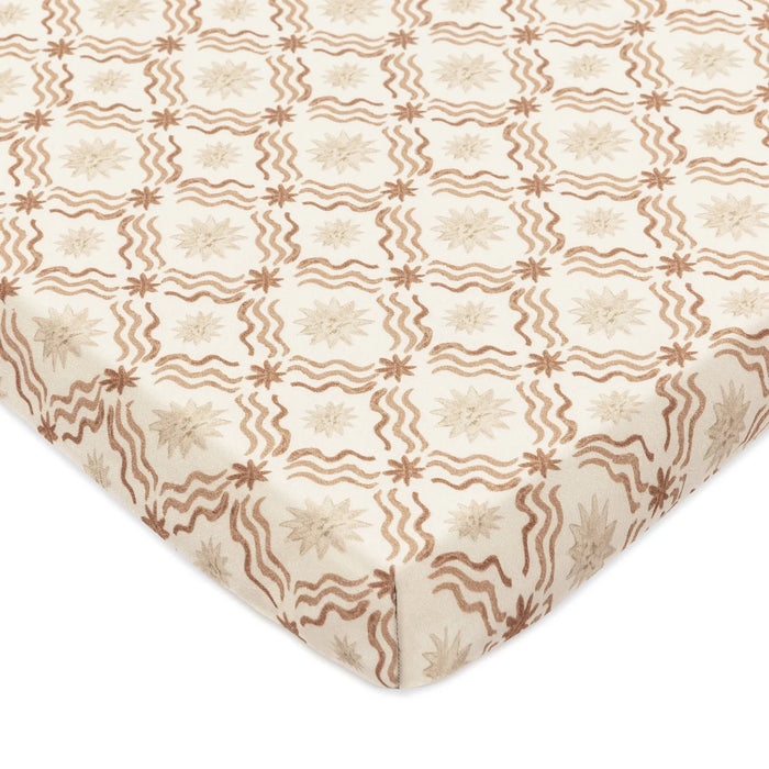 Babyletto All-Stages® Midi Crib Sheet in GOTS Certified Organic Brushed Cotton by Nate Berkus