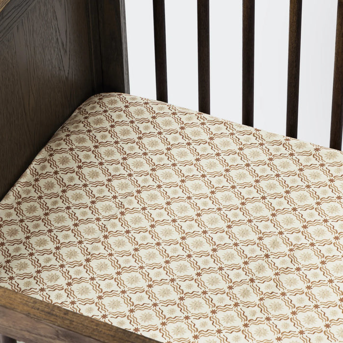 Babyletto All-Stages® Midi Crib Sheet in GOTS Certified Organic Brushed Cotton by Nate Berkus