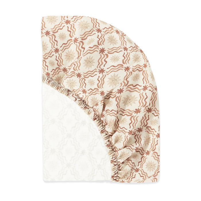 Babyletto All-Stages® Bassinet Sheet in GOTS Certified Organic Brushed Cotton by Nate Berkus