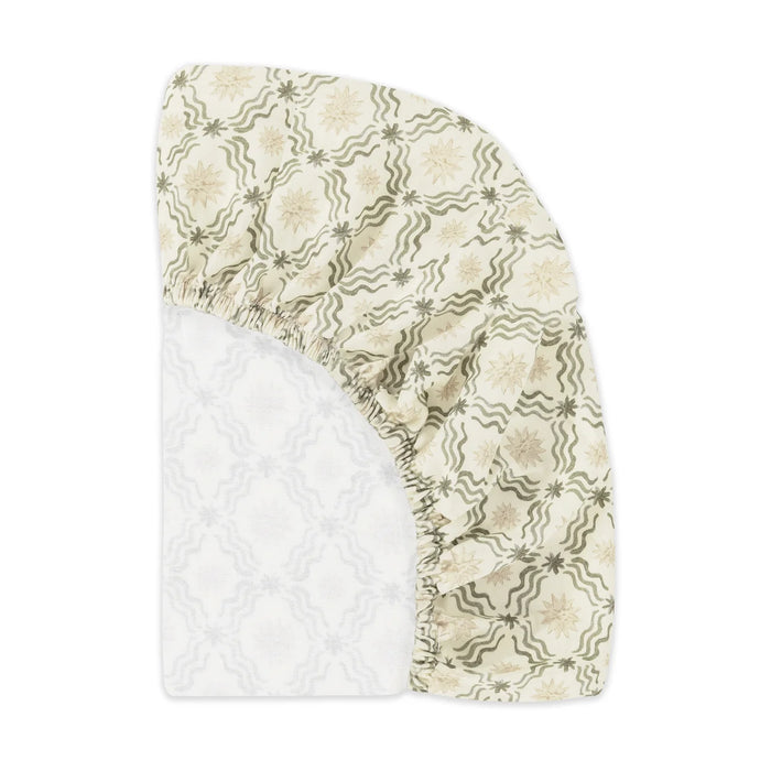 Babyletto All-Stages® Bassinet Sheet in GOTS Certified Organic Brushed Cotton by Nate Berkus