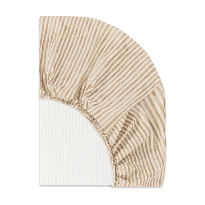 Babyletto Mini Crib Sheet in GOTS Certified Organic Brushed Cotton by Nate Berkus