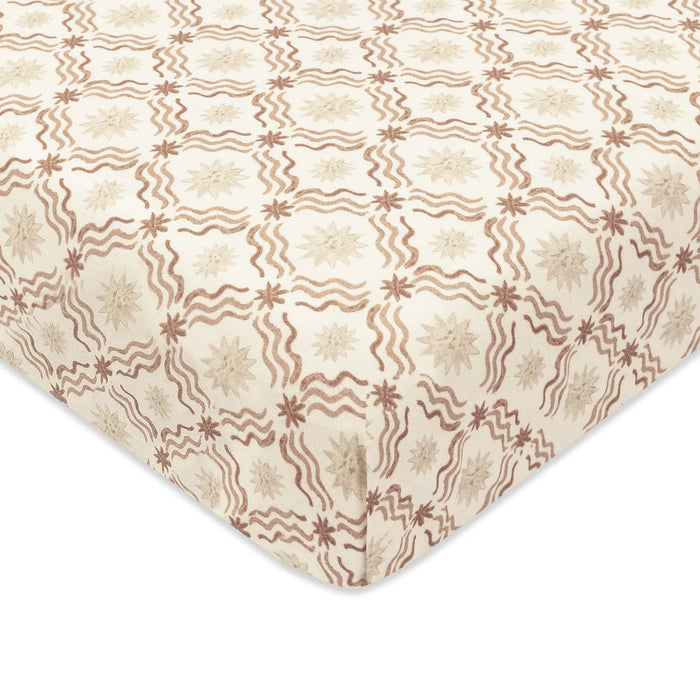 Babyletto Mini Crib Sheet in GOTS Certified Organic Brushed Cotton by Nate Berkus