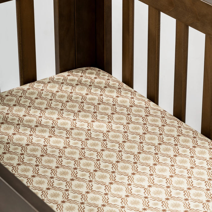 Babyletto Mini Crib Sheet in GOTS Certified Organic Brushed Cotton by Nate Berkus