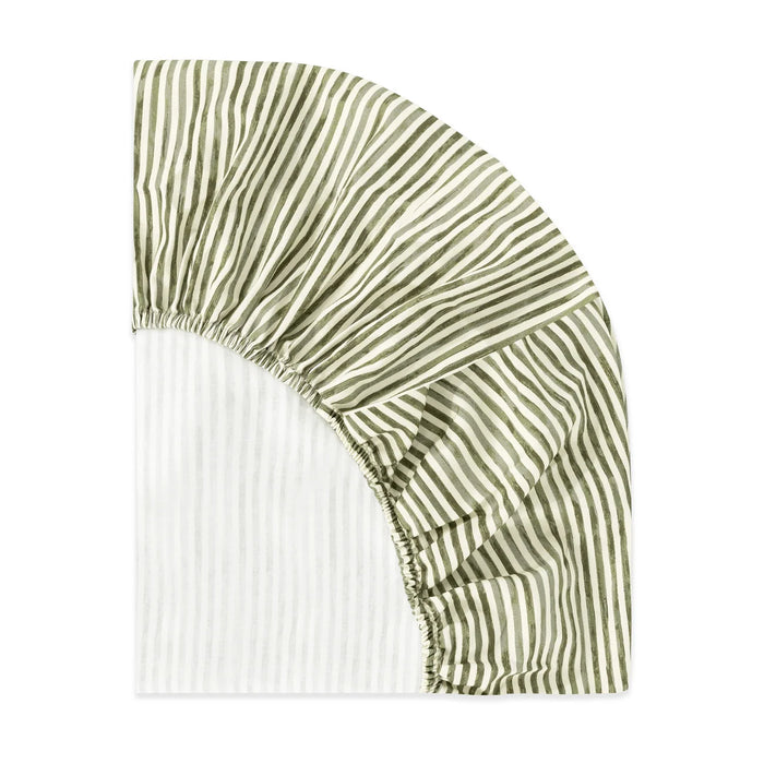 Babyletto Mini Crib Sheet in GOTS Certified Organic Brushed Cotton by Nate Berkus