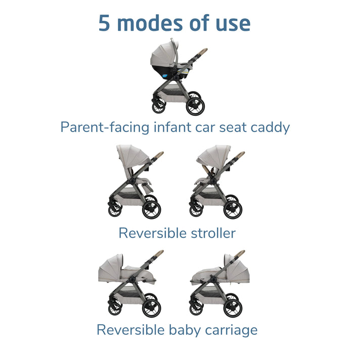 Maxi Cosi Oxford Modular Stroller with Ambra Ultra-Lightweight Infant Car Seat
