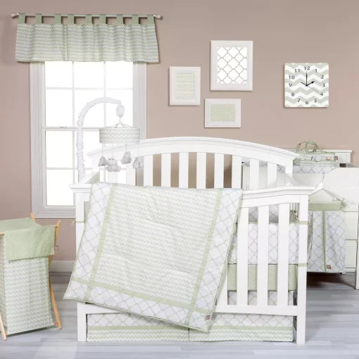 Trend Lab Sea Foam 3 Piece Crib Bedding Set