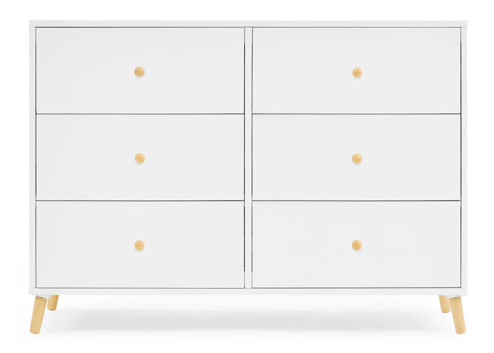 Delta Children Essex 6 Drawer Dresser with Interlocking Drawers