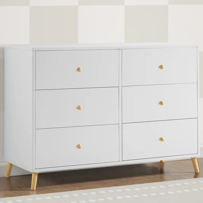 Delta Children Essex 6 Drawer Dresser with Interlocking Drawers