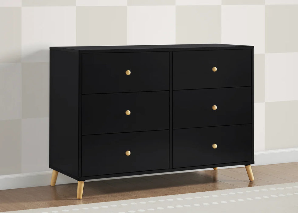 Delta Children Essex 6 Drawer Dresser with Interlocking Drawers