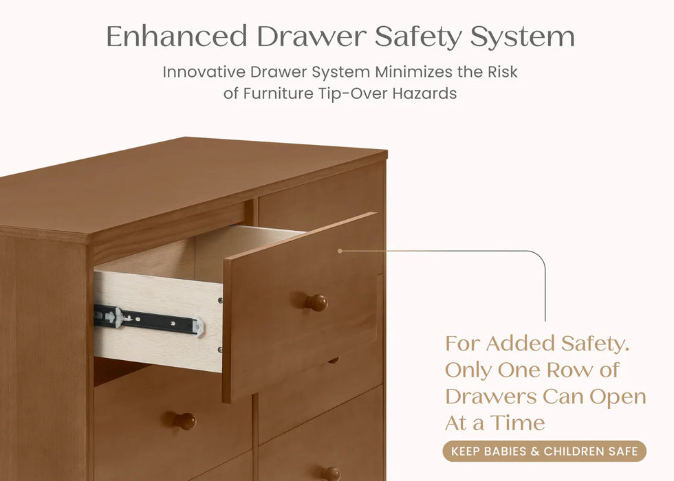 Delta Children Essex 6 Drawer Dresser with Interlocking Drawers