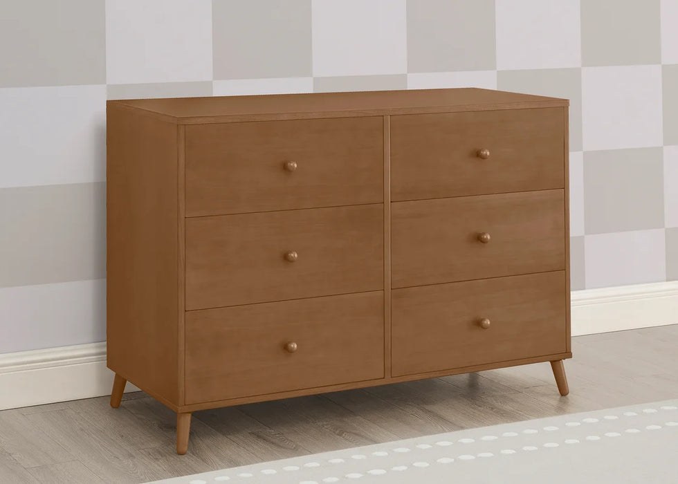 Delta Children Essex 6 Drawer Dresser with Interlocking Drawers
