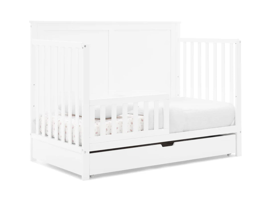 Simmons Kids Logan 6-in-1 Convertible Crib with Underdrawer