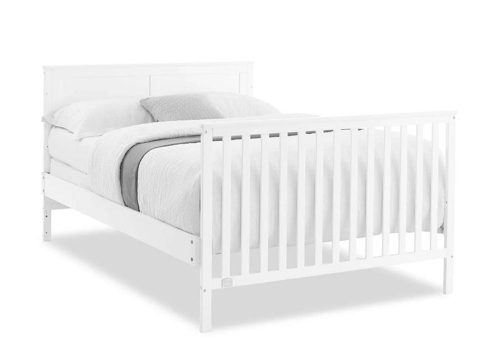 Simmons Kids Logan 6-in-1 Convertible Crib with Underdrawer