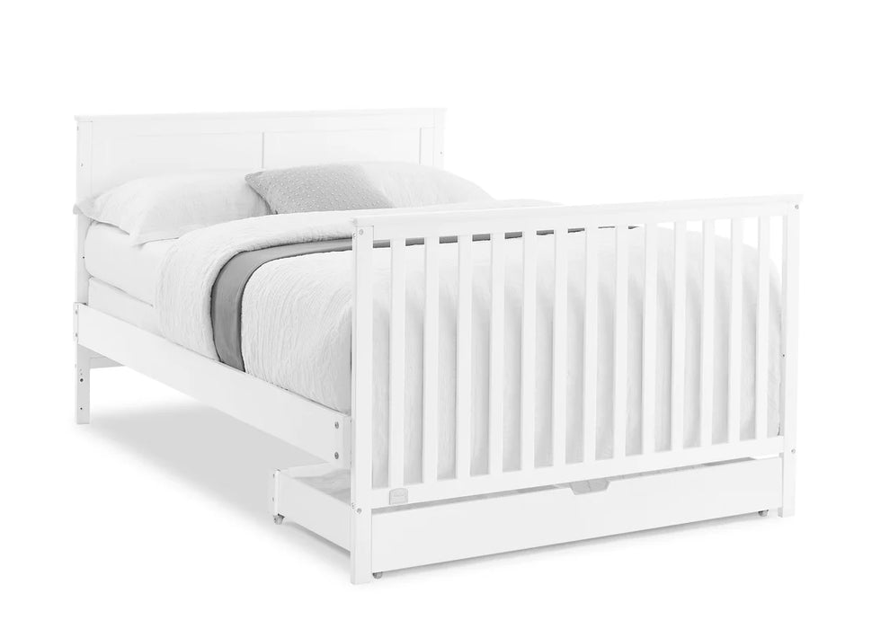 Simmons Kids Logan 6-in-1 Convertible Crib with Underdrawer