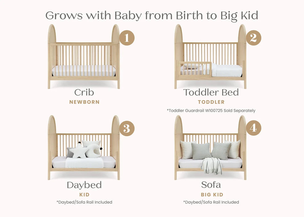 Delta Children Vivi 4-in-1 Convertible Crib