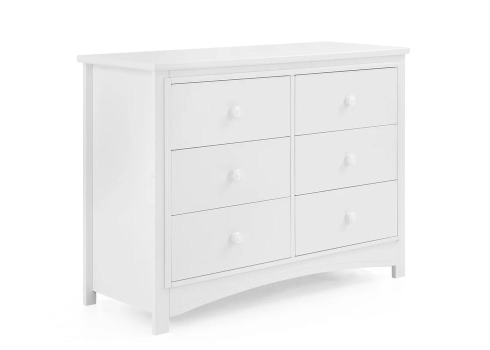 Delta Children Perry 6 Drawer Dresser with Interlocking Drawers