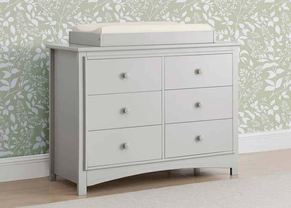 Delta Children Perry 6 Drawer Dresser with Interlocking Drawers