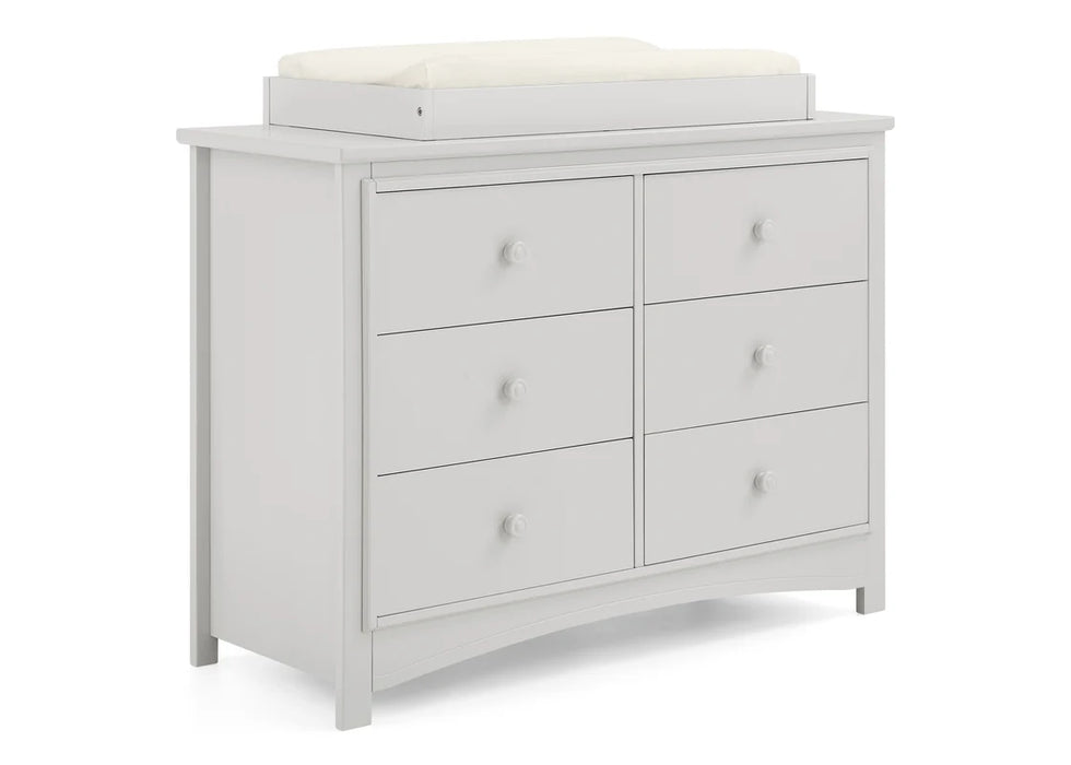 Delta Children Perry 6 Drawer Dresser with Interlocking Drawers