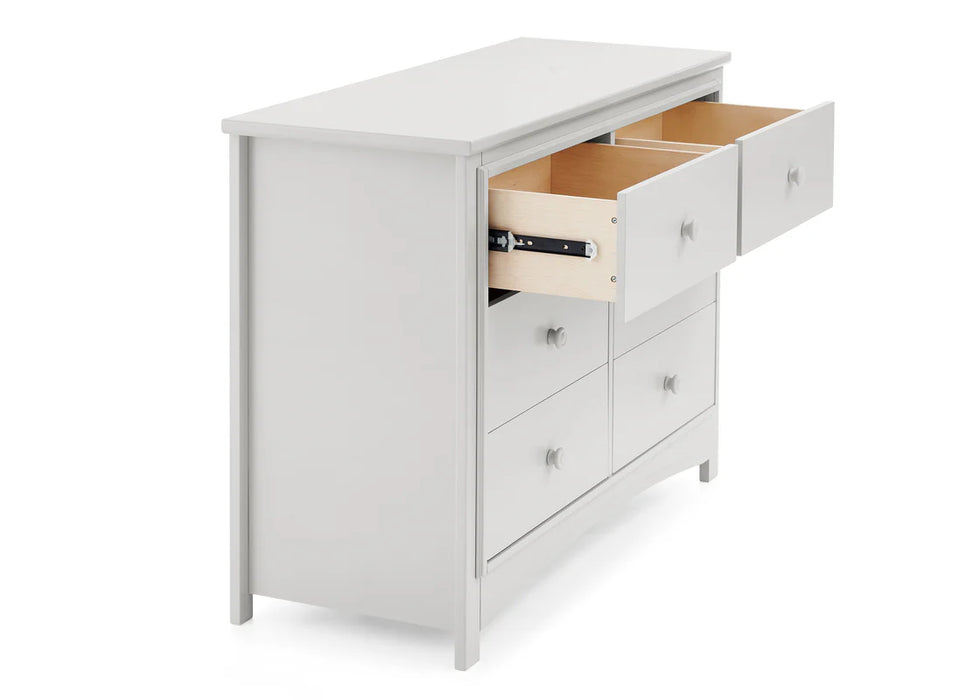 Delta Children Perry 6 Drawer Dresser with Interlocking Drawers