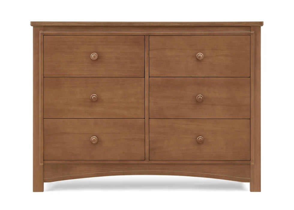 Delta Children Perry 6 Drawer Dresser with Interlocking Drawers