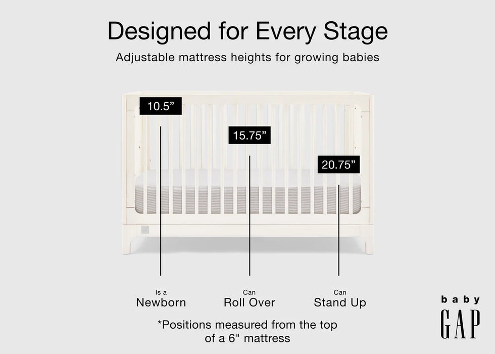 babyGap Wren 4-in-1 Convertible Crib