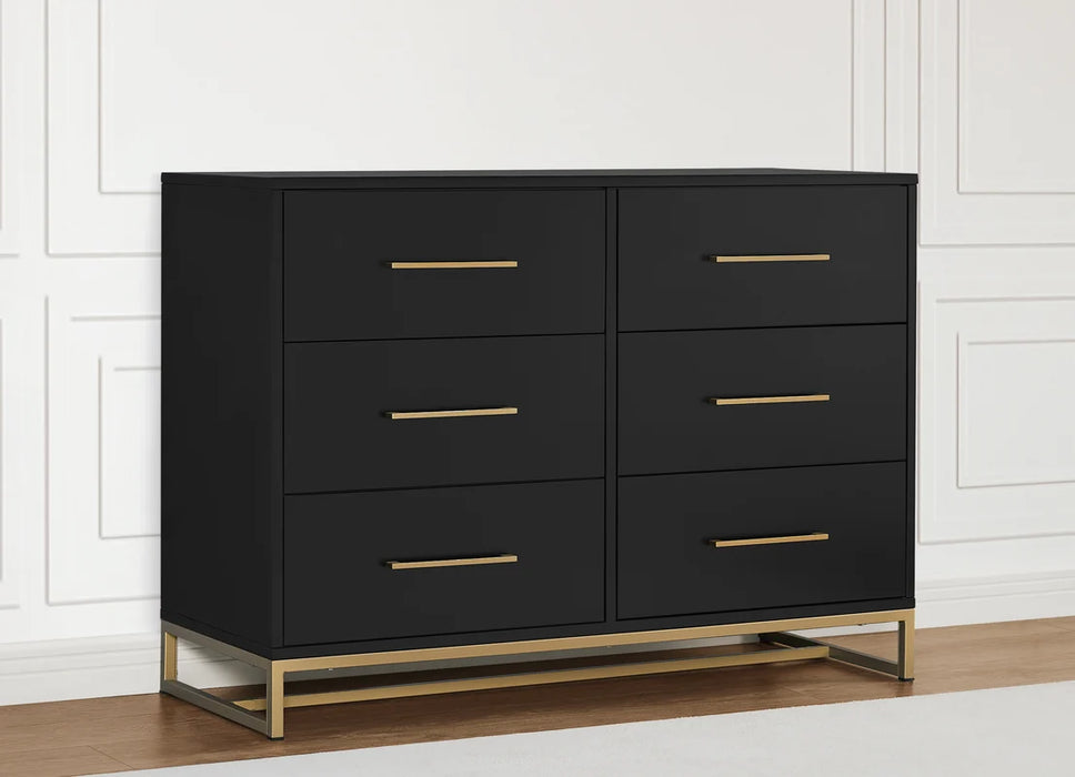 Delta Children Jade 6 Drawer Dresser with Interlocking Drawers