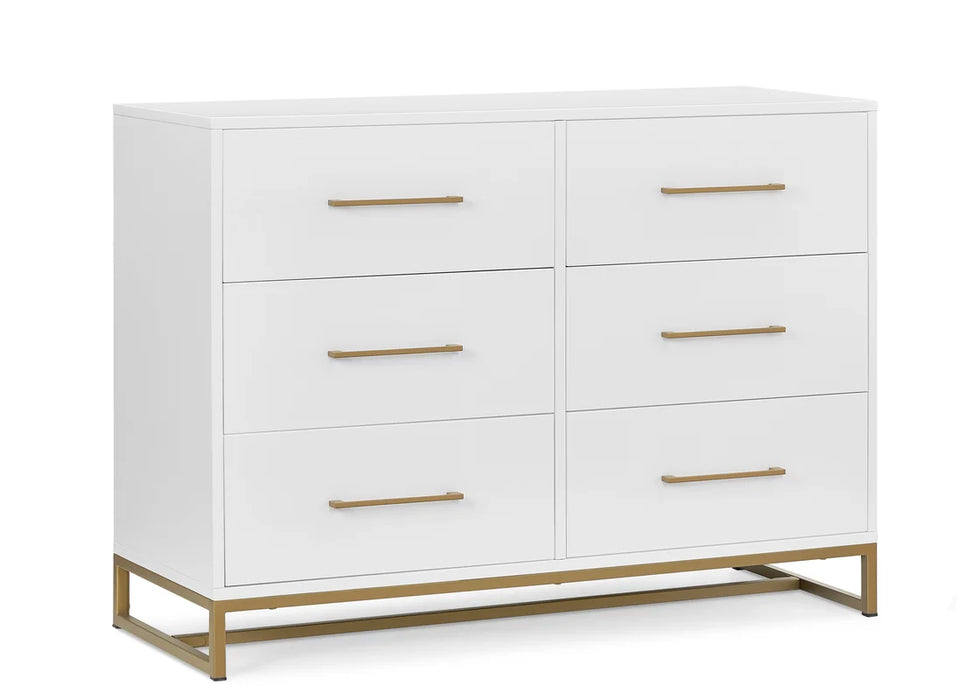 Delta Children Jade 6 Drawer Dresser with Interlocking Drawers
