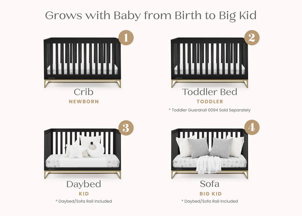 Delta Children Jade 4-in-1 Convertible Crib