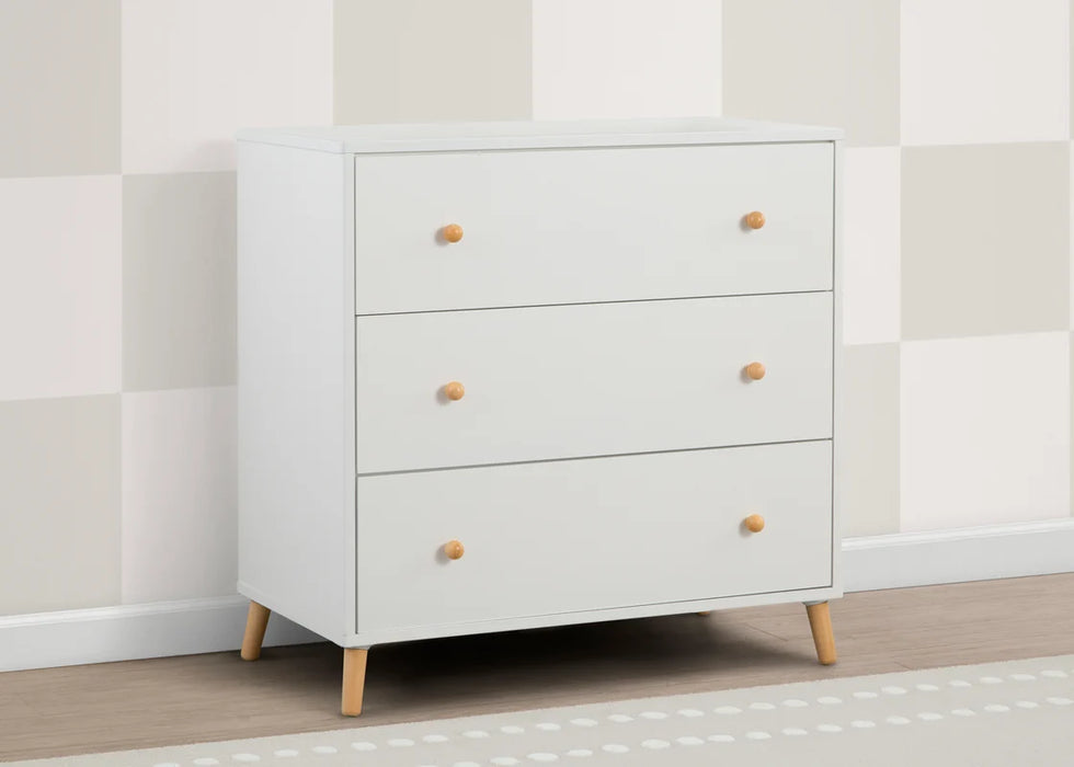 Delta Children Essex 3 Drawer Dresser with Interlocking Drawers
