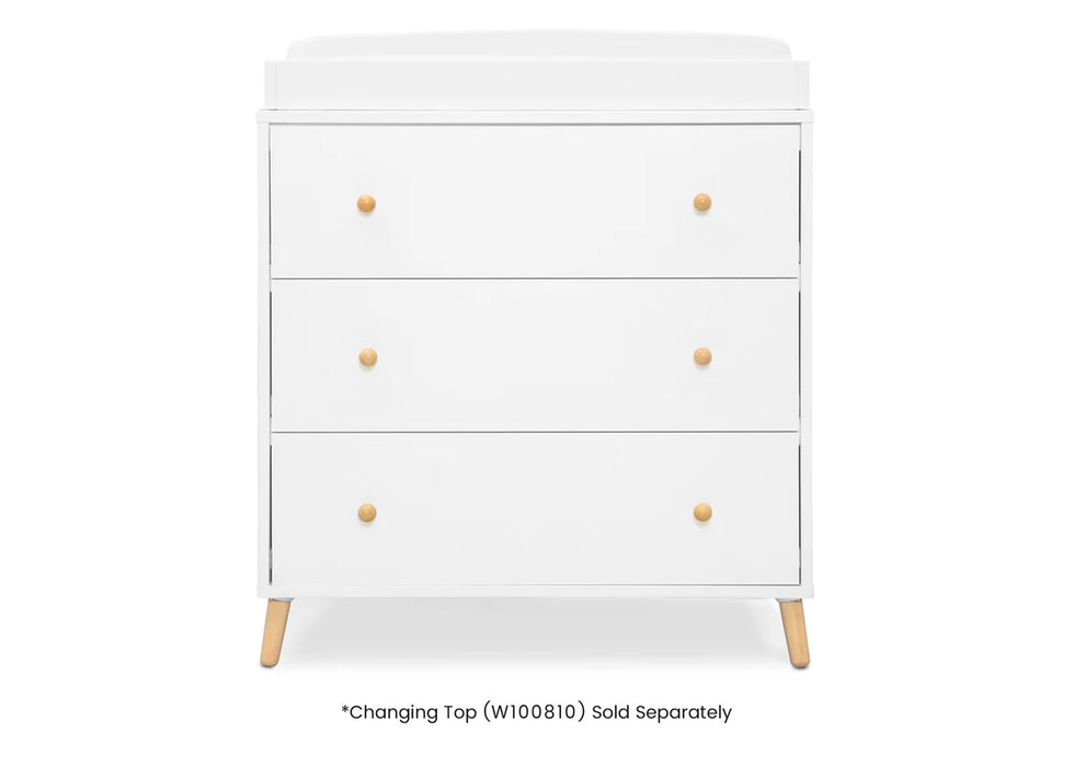 Delta Children Essex 3 Drawer Dresser with Interlocking Drawers