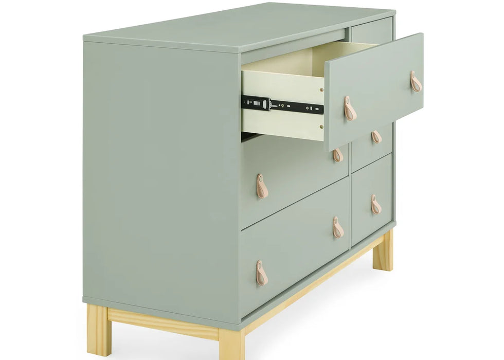 babyGap Legacy 6 Drawer Dresser with Leather Pulls and Interlocking Drawers