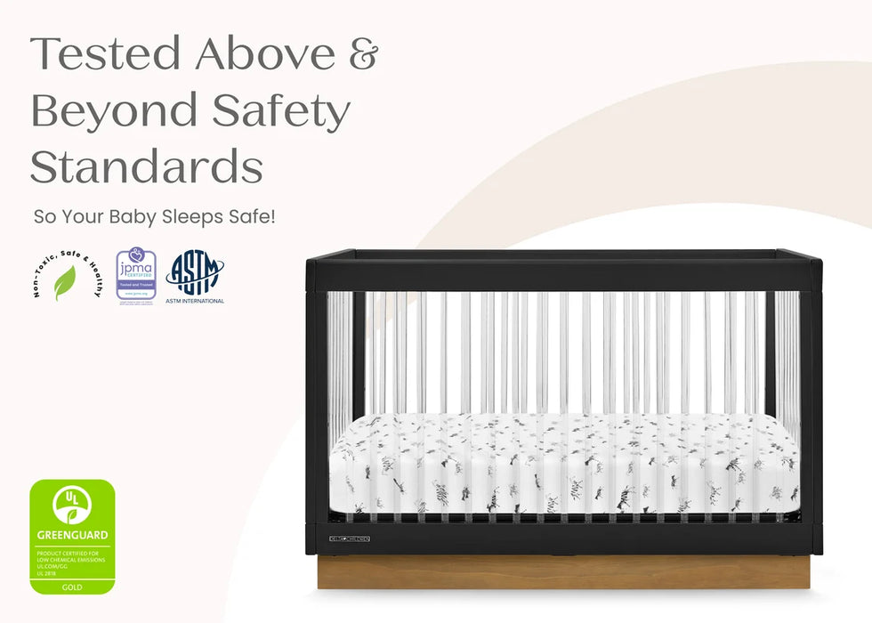 Delta Children James Acrylic 4-in-1 Convertible Crib